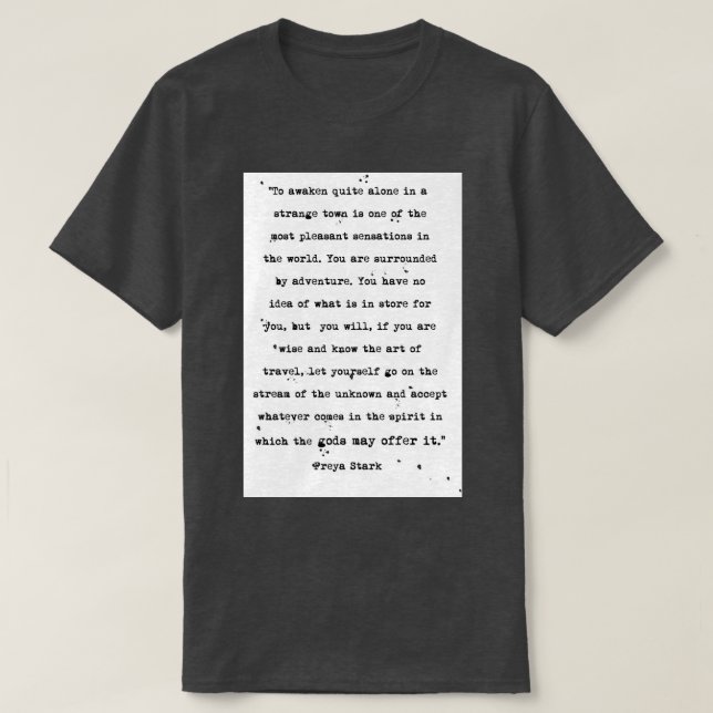 T-shirt Explorateur Freya Stark (Design devant)