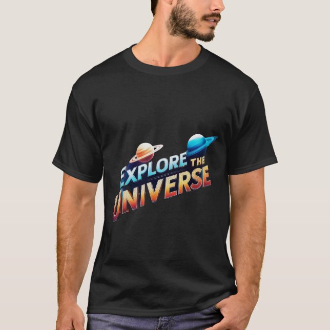 T-shirt Explorateur Galactique (Devant)