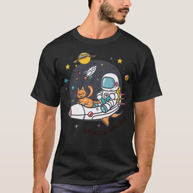 T-shirt Explorateur Galactique (Devant)