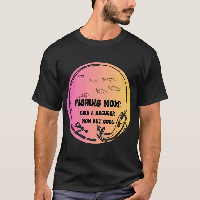 T-shirt Explorateur spatial astronaute pêcheur (Devant)