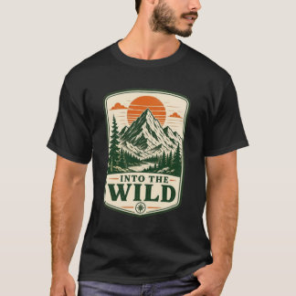 T-Shirt Explorateur Vintage Into The Wild
