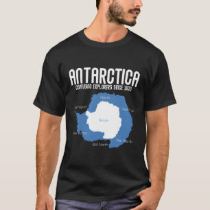 T-shirt Explorateurs de l'Antarctique confondus depuis 182