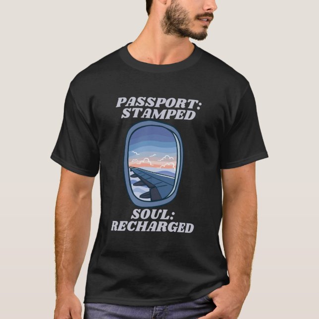 T-shirt Exploration amusante pour les amateurs de voyage (Devant)