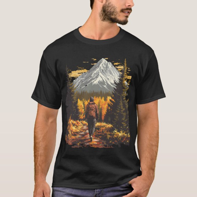 T-shirt Exploration classique des sentiers et de la nature (Devant)