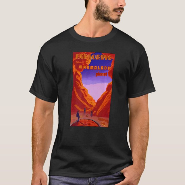 T-shirt Exploration de la planète de marmelade l'astron de (Devant)