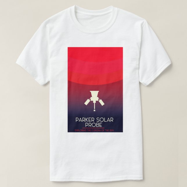 T-shirt Exploration de la sonde solaire Parker (Design devant)