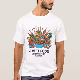 T-SHIRT EXPLORATION DE LA STREET FOOD DE BANGKOK
