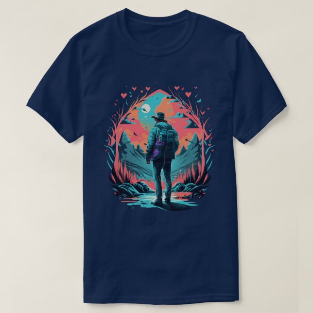 T-shirt Exploration de l'inconnu (Design devant)