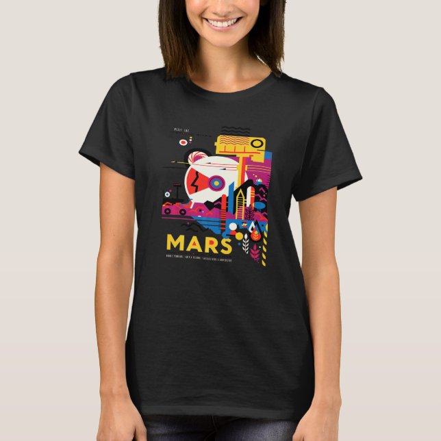 T-shirt Exploration de Mars (Devant)