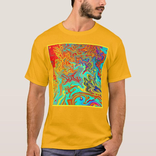 T-shirt Exploration des concepts de conception abstraite (Devant)