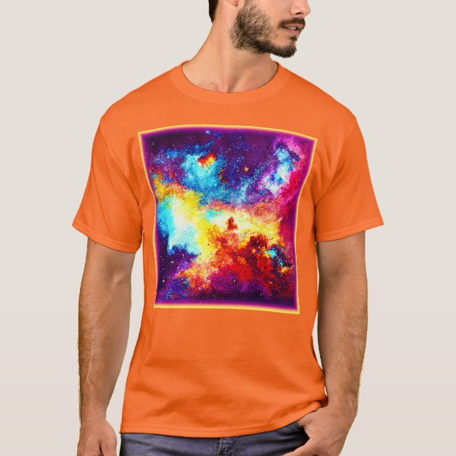 T-shirt Exploration des Nebulae les plus brillantes. Comma (Devant)