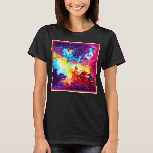 T-shirt Exploration des Nebulae les plus brillantes. Comma (Devant)