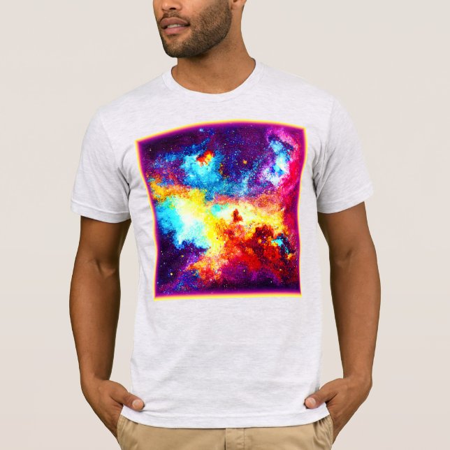 T-shirt Exploration des Nebulae les plus brillantes. Comma (Devant)