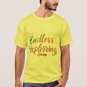 T-shirt Exploration infinie : Aventure Attend