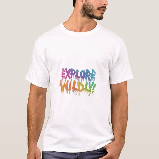 T-shirt Exploration sauvage (Devant)