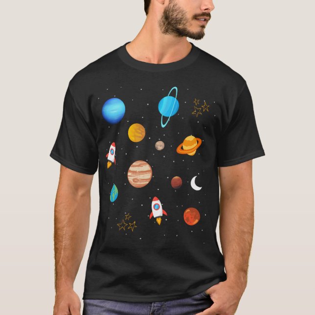 T-shirt Exploration spatiale (Devant)