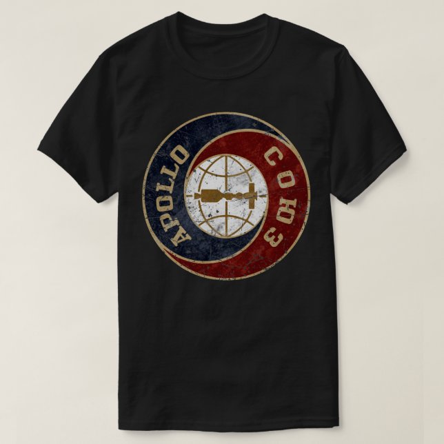 T-shirt Exploration spatiale Apollo Soyuz (Design devant)