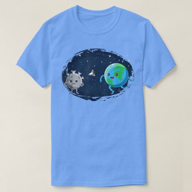 T-shirt Exploration spatiale de la lune Astronaute du vais (Design devant)