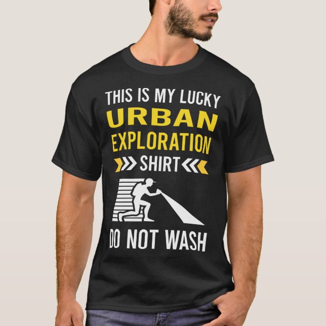 T-shirt Exploration Urbaine Chemise Chanceuse (Devant)