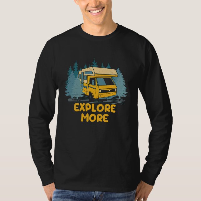T-shirt Explore More Vacation Trip Tour Travel Tourist Roa (Devant)