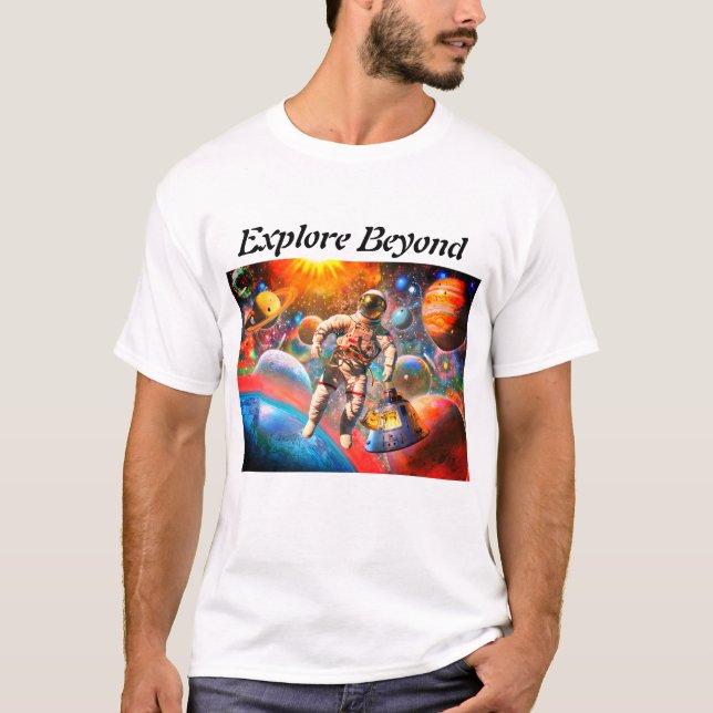 T-shirt Explorer au-delà (Devant)