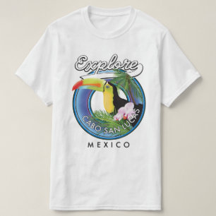 T-shirt explorer cabo san lucas mexique patch de voyage
