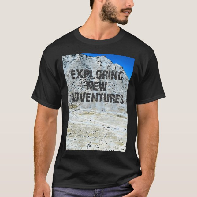 T-shirt Explorer de nouvelles aventures actives (Devant)