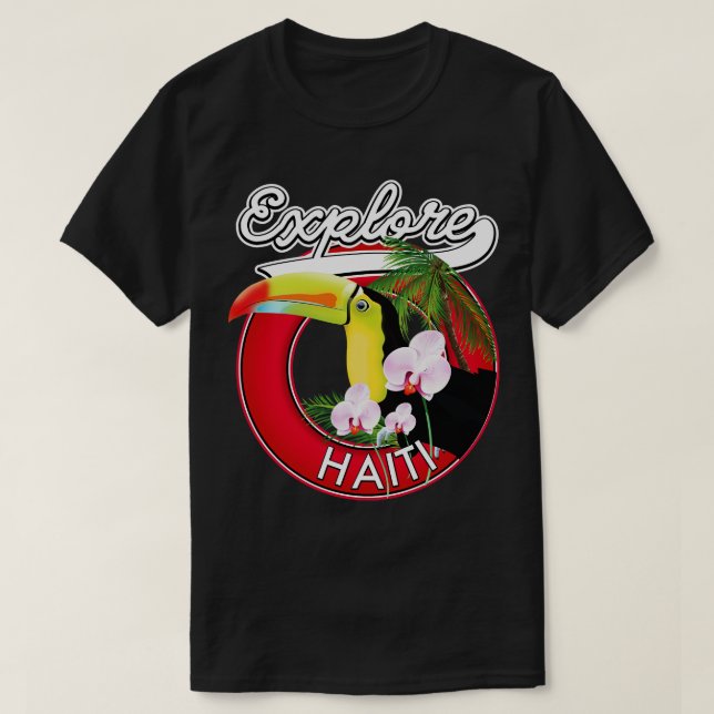 T-shirt explorer Haïti (Design devant)
