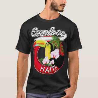 T-shirt explorer Haïti