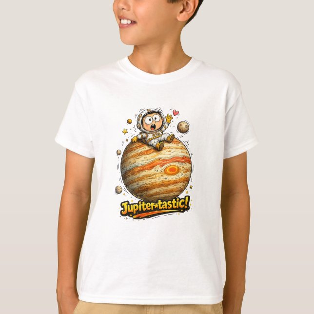 T-shirt Explorer Jupiter avec style (Devant)