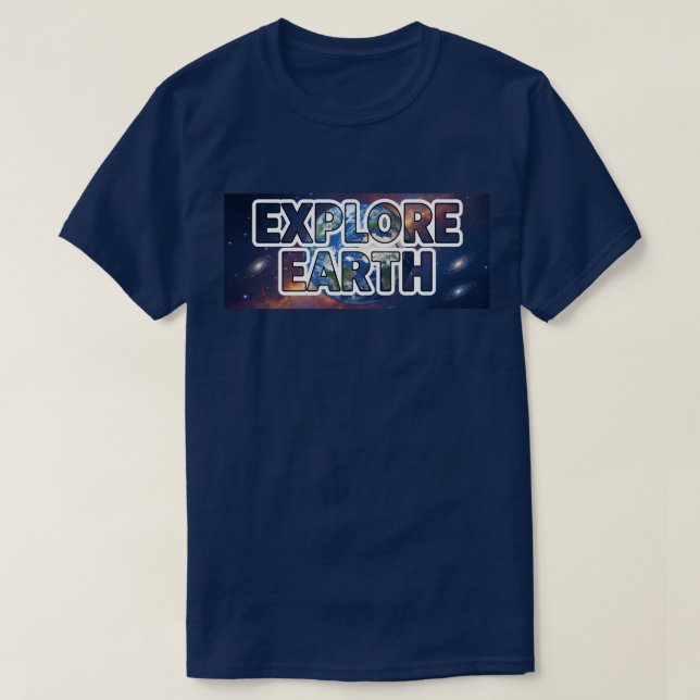 T-shirt Explorer la Terre (Design devant)