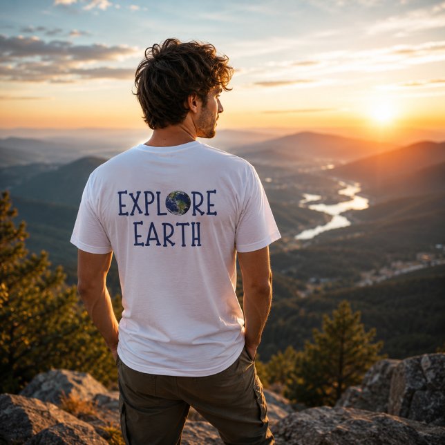 T-shirt Explorer la Terre (Créateur téléchargé)