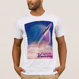 T-shirt Explorer l'affiche de l'espace Vintage Universe