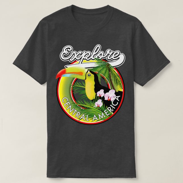 T-shirt Explorer l'Amérique centrale (Design devant)
