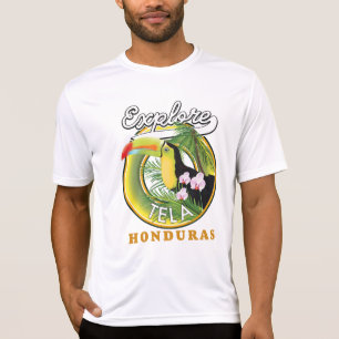 T-shirt Explorer le logo de voyage Tela Honduras