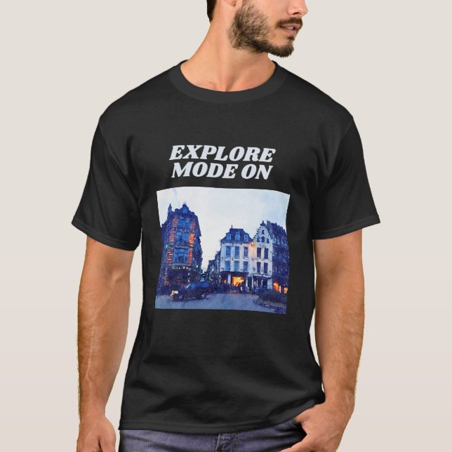 T-shirt EXPLORER LE MODE ON - Wanderlust (Devant)