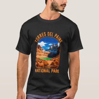 T-shirt Explorer le parc national Torres Del Paine Chili N