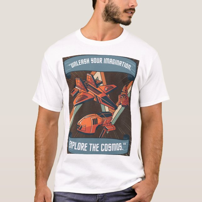 T-SHIRT EXPLORER LES COSMOS (Devant)