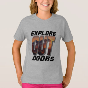 T-SHIRT EXPLORER LES PORTES EXTÉRIEURES