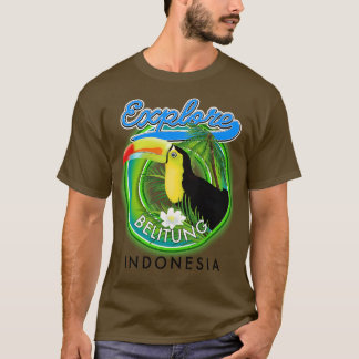 T-shirt explorer l'île de Belitung