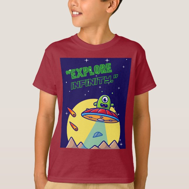 T-shirt Explorer l'infini (Devant)