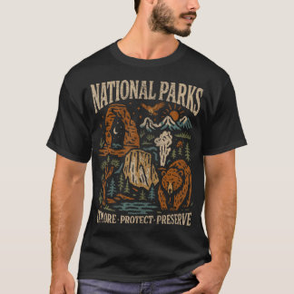 T-shirt Explorer Protéger Préserver Parc National de l'Our