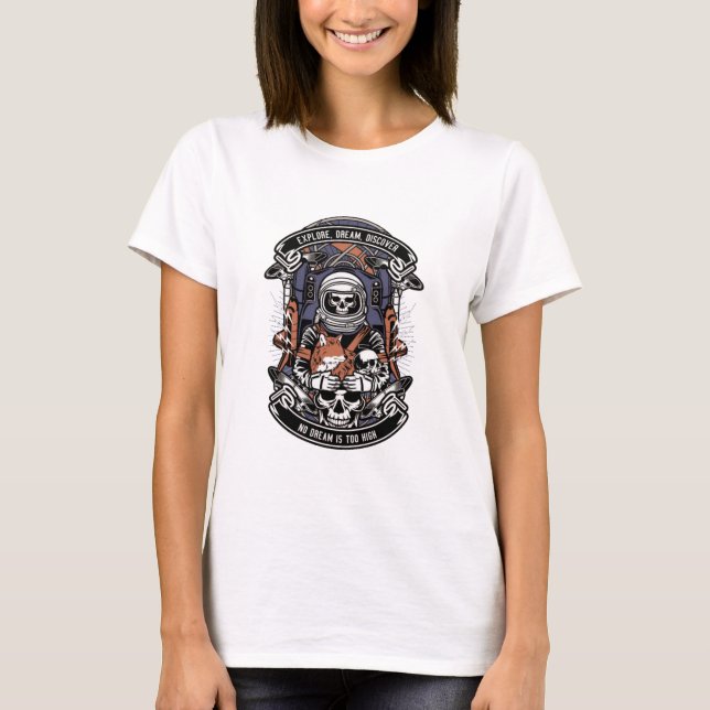 T-shirt Explorer Rêve Découvrir (Devant)