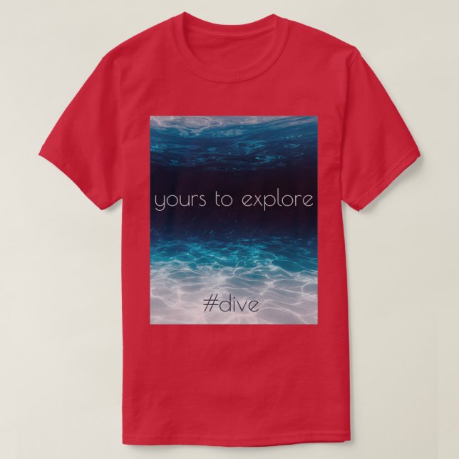 T-shirt Explorez Dive Freedive (Design devant)