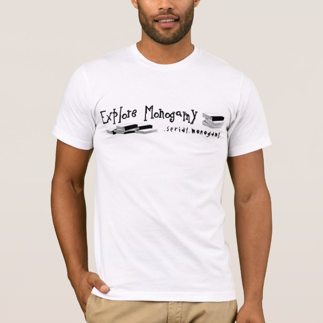 T-shirt Explorez la monogamie : serial.monogamy (Devant)