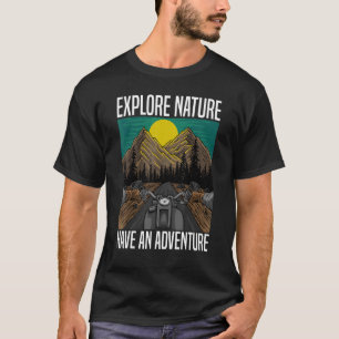 T-shirt Explorez La Nature Faites Une Aventure Randonnée E