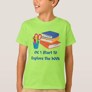 T-shirt Explorez le livre - Retour à l'école Louveur de le