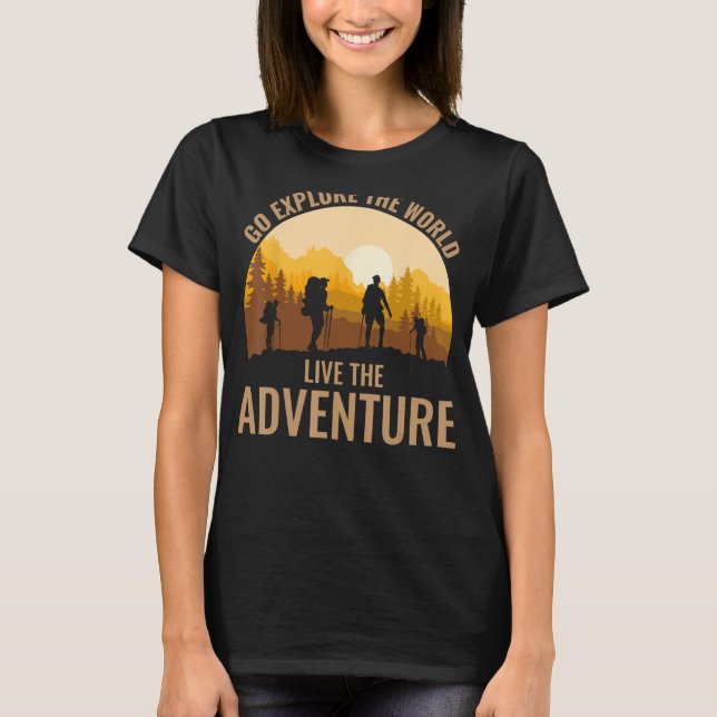 T-shirt Explorez le monde (Devant)