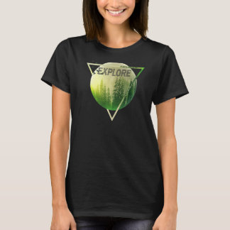 T-shirt Explorez le Randonnée Camping