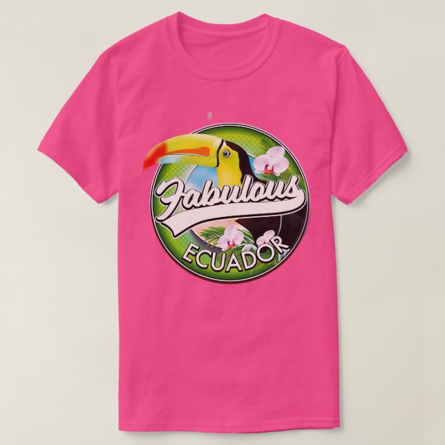 T-shirt Explorez l'Équateur fabuleux (Design devant)